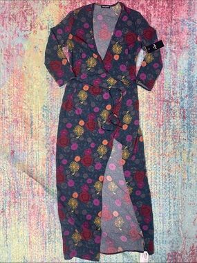 brown fitted maxi dress Bakir Halter Cutout Bustier Maxi Dress In Black XS